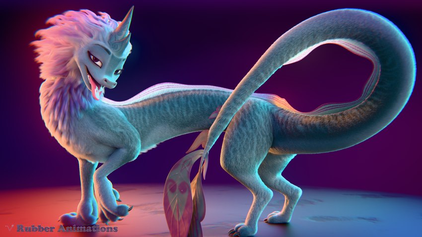 female feral fur solo rubber_(artist) disney mythology raya_and_the_last_dragon sisu_(ratld) dragon furred_dragon furred_scalie mythological_creature mythological_scalie scalie 16:9 3d_(artwork) 4k absurd_res digital_media_(artwork) hi_res widescreen