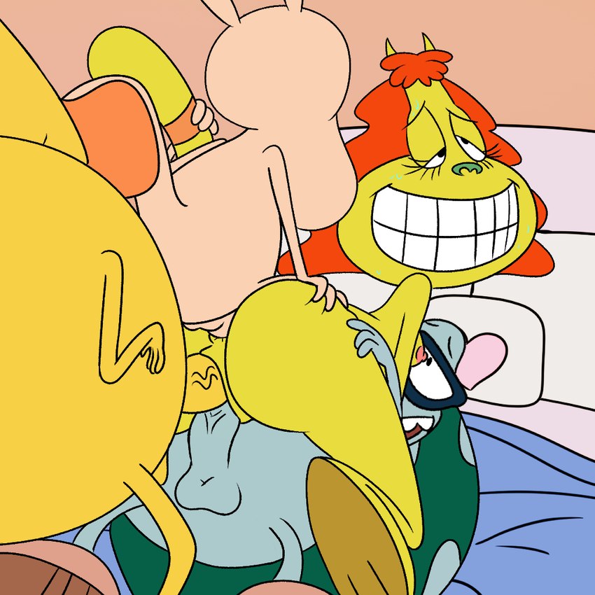 dr. hutchison, filburt shellbach, heffer wolfe, and rocko rama (rocko's modern life and etc) created by impstripe