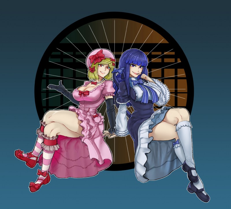 frederica bernkastel and lambdadelta (umineko no naku koro ni) created by thegoldensmurf