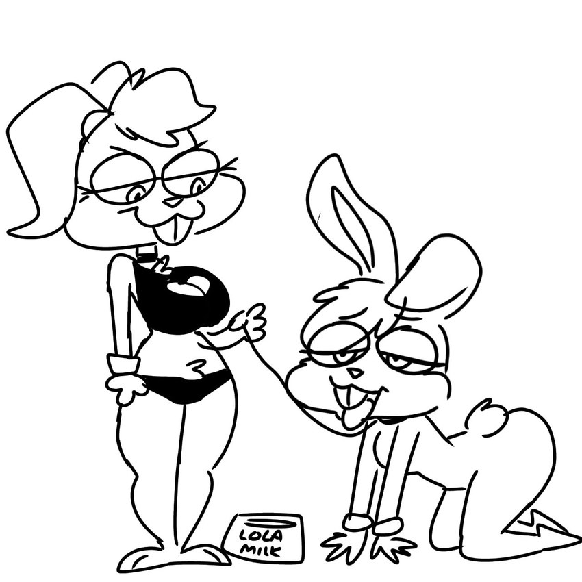 bugs bunny and lola bunny (warner brothers and etc) created by renita reed