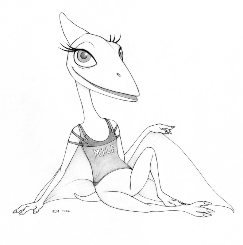 mrs. pteranodon (dinosaur train and etc) created by ecmajor