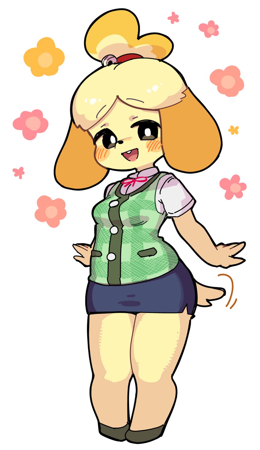 isabelle (animal crossing and etc) created by masha