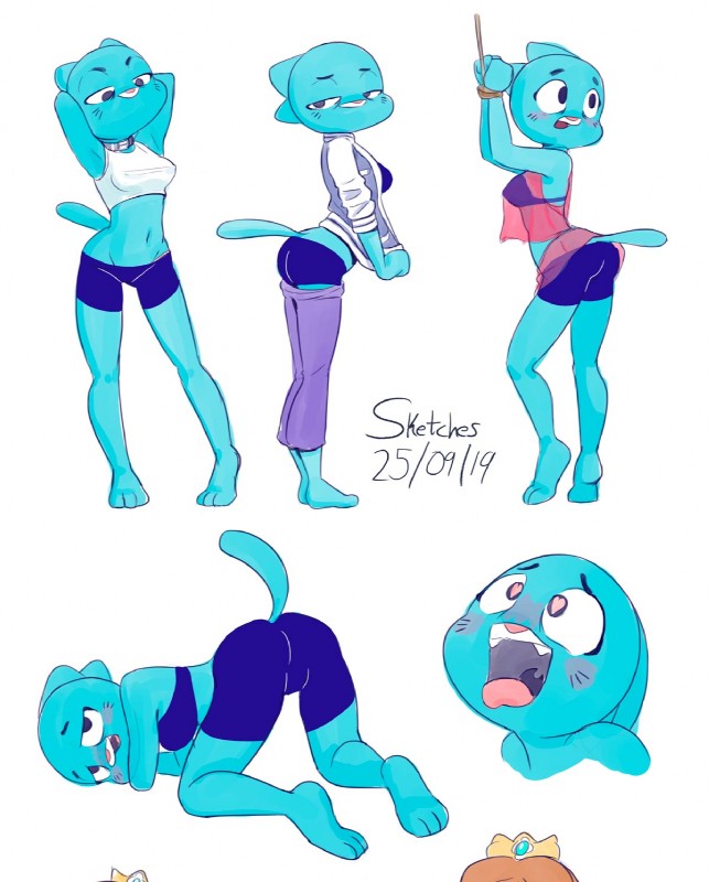 nicole watterson (the amazing world of gumball and etc) created by furboz