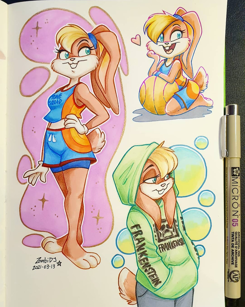 lola bunny (space jam: a new legacy and etc) created by zombidj