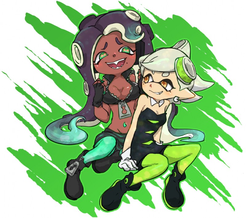 marie and marina (nintendo and etc) created by オキザゆうり