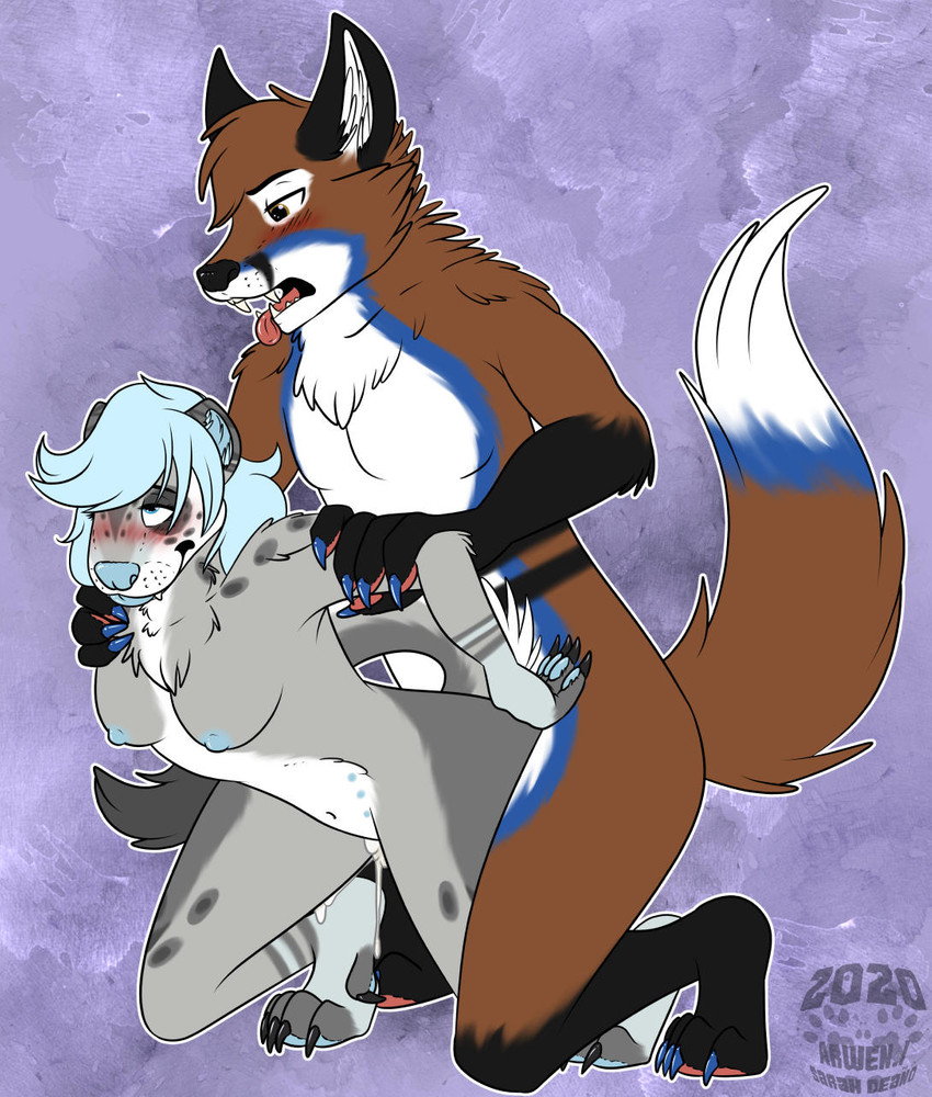 lacey and luskfoxx created by arwenscoots