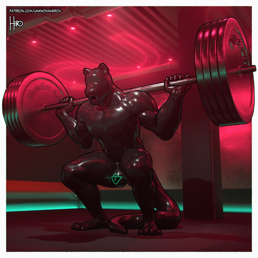 anthro barbell barbell_squats brainwashing clothing drone dronesuit dronification exercise gag gagged latex latex_clothing latex_skinsuit lock_bulge male mane muscular muscular_anthro muscular_male null_bulge plug_gag plug_insertion skinsuit text tight_clothing weightlifting workout matthew-x felid lion mammal pantherine 1:1 absurd_res hi_res url