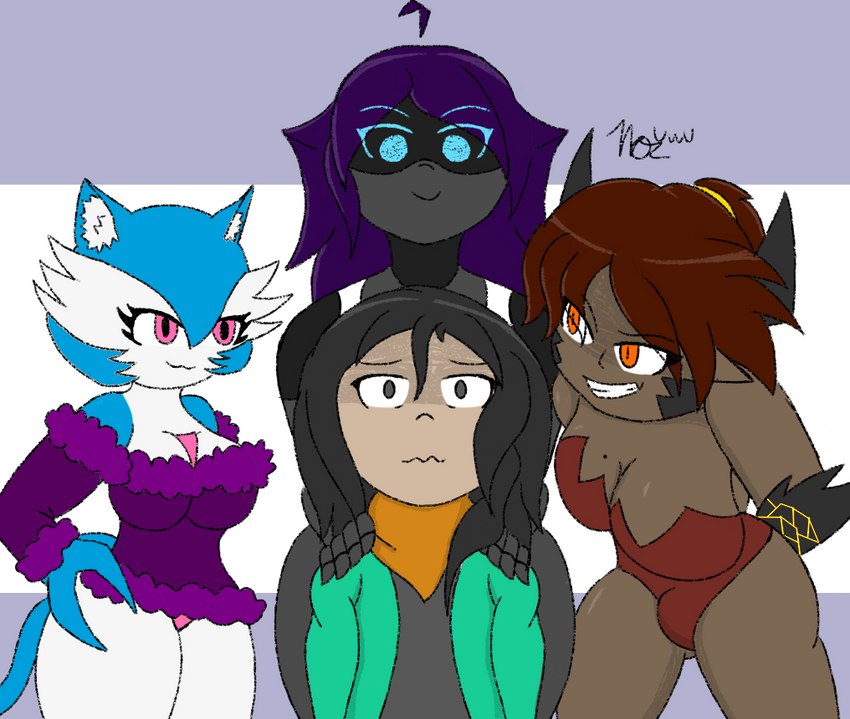 anthro female female/female female_on_human group machine male male/female male_on_anthro nozomiheku the_nozomi_heku nintendo pokemon gardiehayden gardevoir generation_3_pokemon human humanoid mammal pokemon_(species) robot robot_humanoid