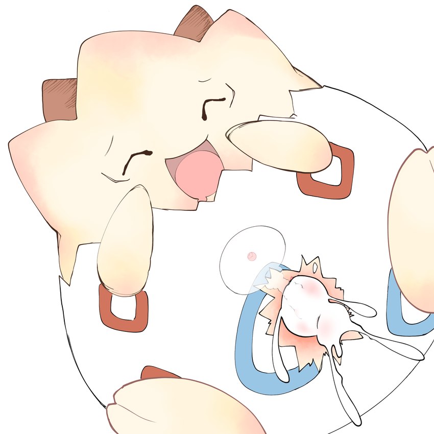 bodily_fluids cum cum_in_pussy cum_inside eyes_closed female front_view genital_fluids happy open_mouth smile solo spread_legs spreading tongue honeyu nintendo pokemon generation_2_pokemon pokemon_(species) togepi 1:1 digital_drawing_(artwork) digital_media_(artwork) hi_res