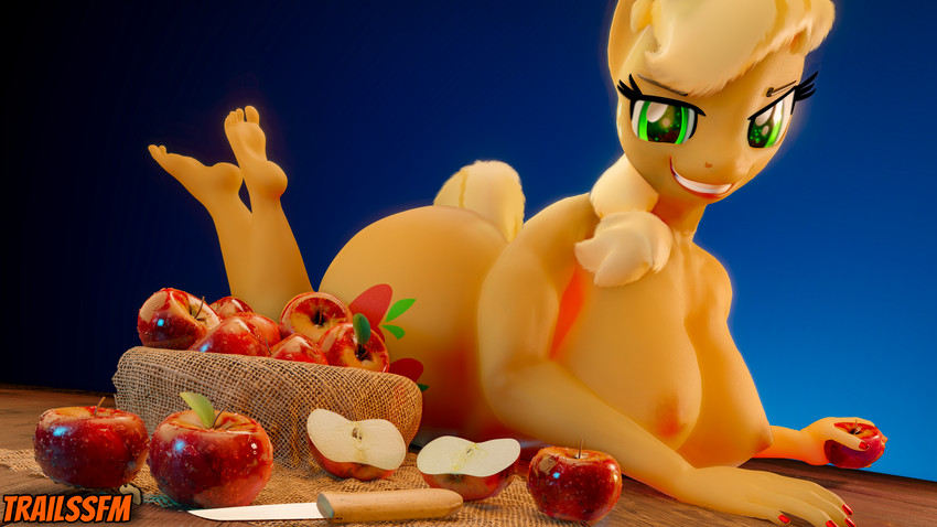 applejack (friendship is magic and etc) created by trailssfm