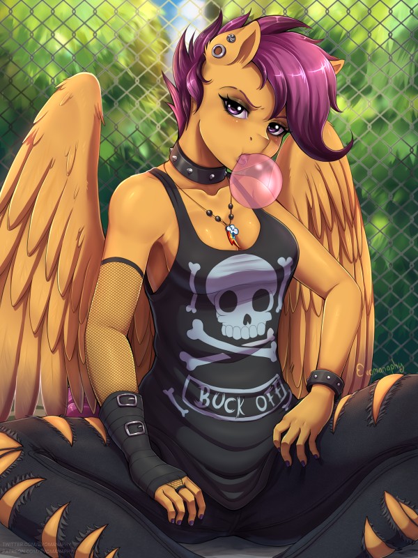 scootaloo (friendship is magic and etc) created by evomanaphy