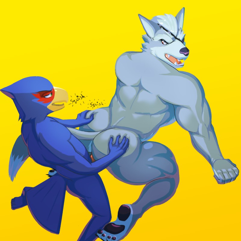 falco lombardi and wolf o'donnell (nintendo and etc) created by jrjresq