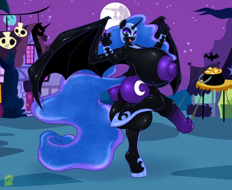 nightmare moon (friendship is magic and etc) created by anjuneko and badgerben