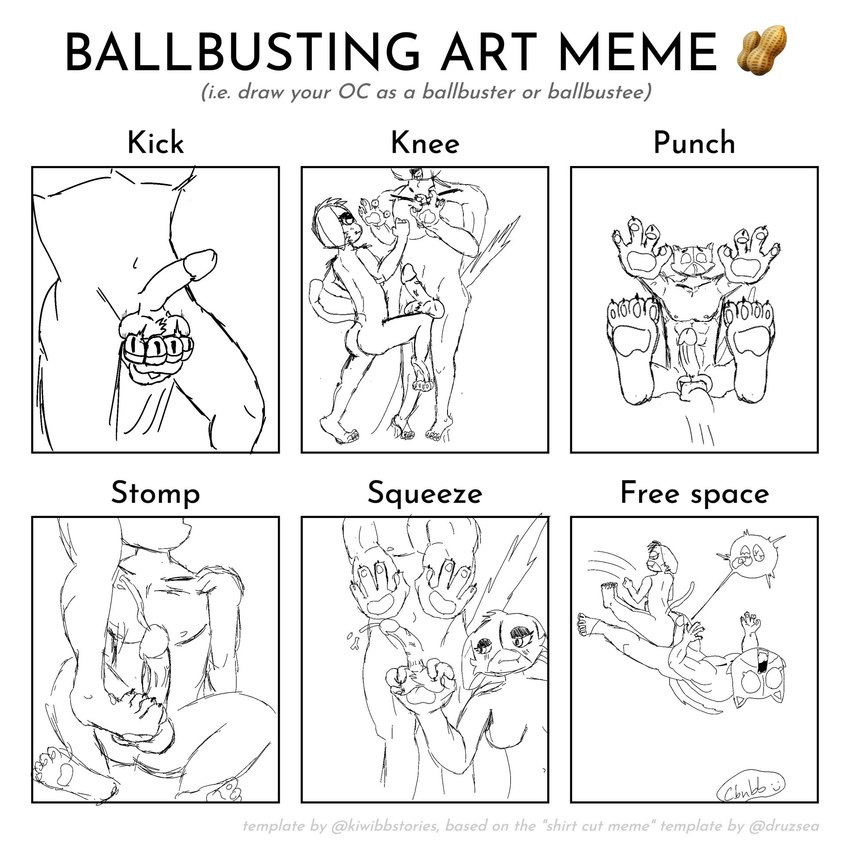 anthro ball ball_squeeze ballbusting butt challenge cock_and_ball_torture drop duo female genital_torture male male/female punch stomping text cbnbbbuster ballbusting_art_meme epic_games fortnite meow_skulls meowscles domestic_cat felid feline felis mammal 1:1 digital_media_(artwork) english_text hi_res meme sketch brother_(lore) brother_and_sister_(lore) incest_(lore) sibling_(lore) sister_(lore)