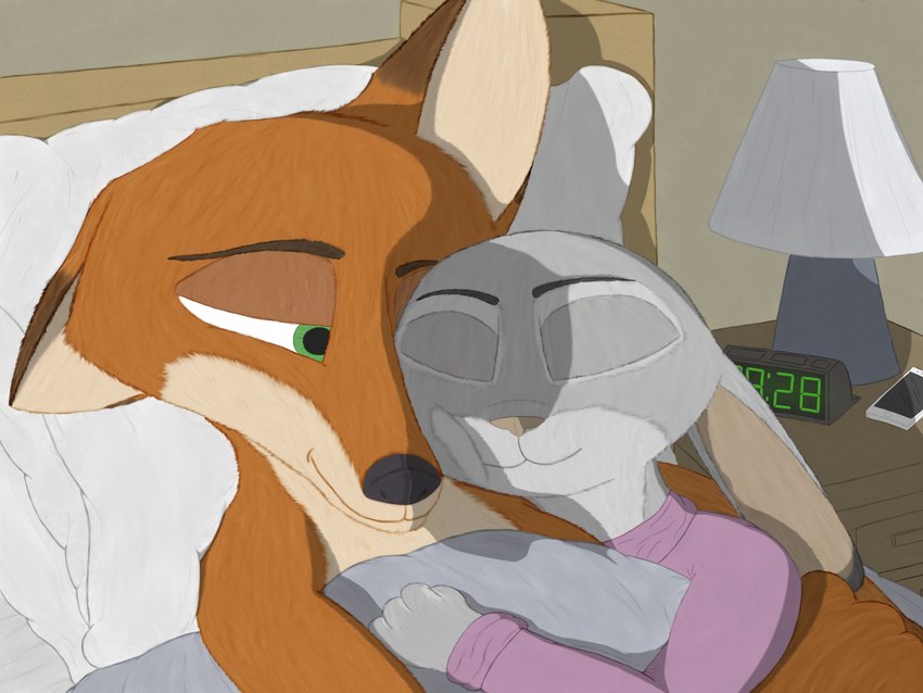 judy hopps and nick wilde (zootopia and etc) created by anothercolouranon