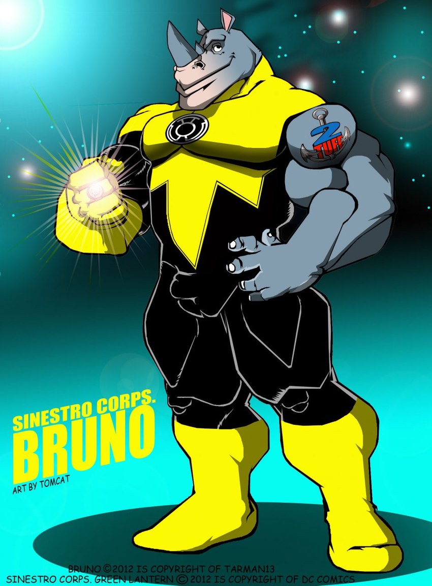 bruno rhynox (sinestro corps) created by tomcat (artist)