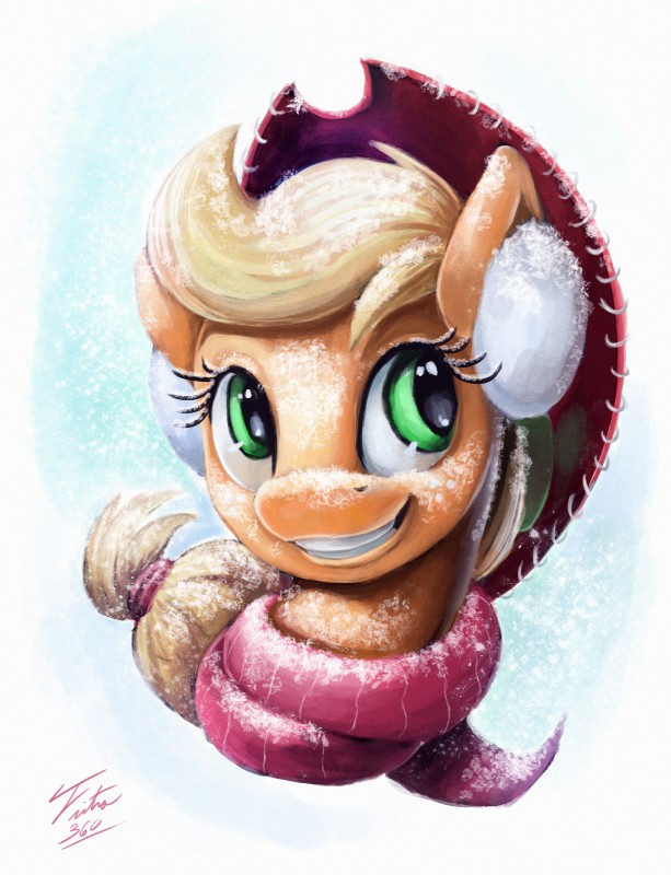 applejack (friendship is magic and etc) created by tsitra360