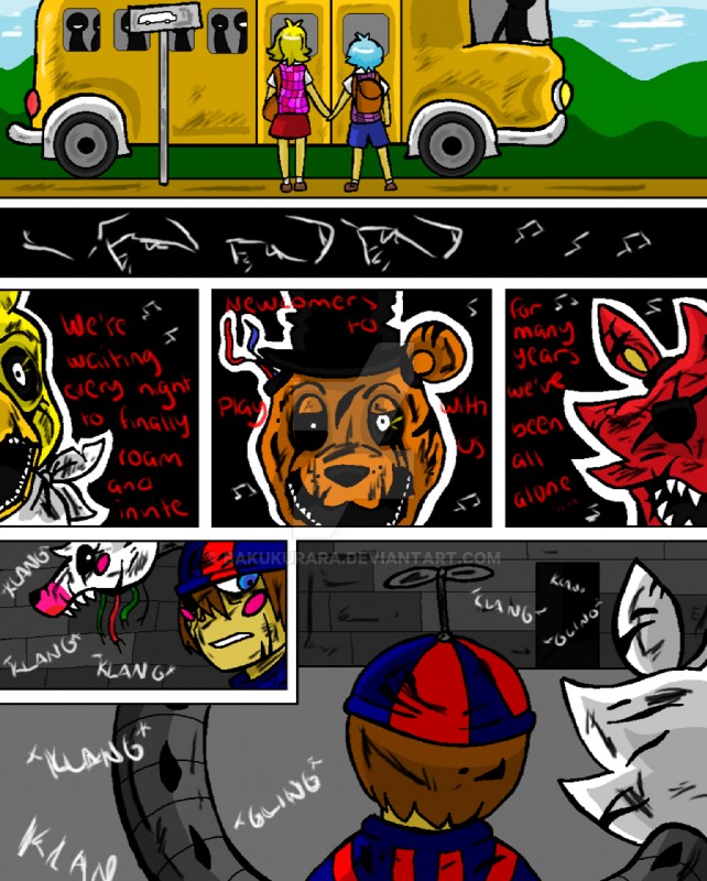 balloon boy, chica, foxy, freddy, and mangle (five nights at freddy's 2 and etc) created by bakukurara