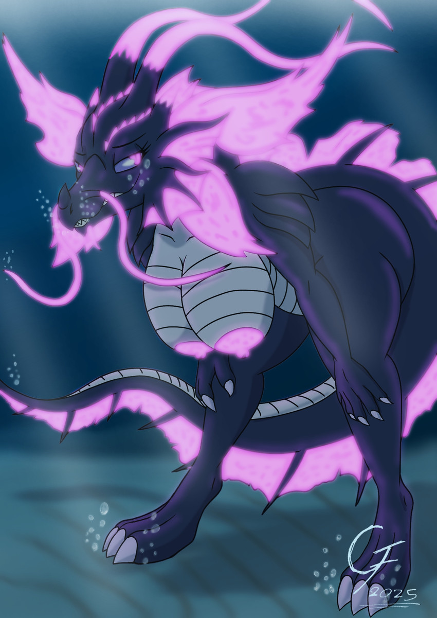 anthro big_breasts breasts female sea smile solo water overlord_gabriel godzilla_(series) monsterverse toho tiamat_(godzilla) tiamat_(kaiju) kaiju scalie digital_drawing_(artwork) digital_media_(artwork) hi_res