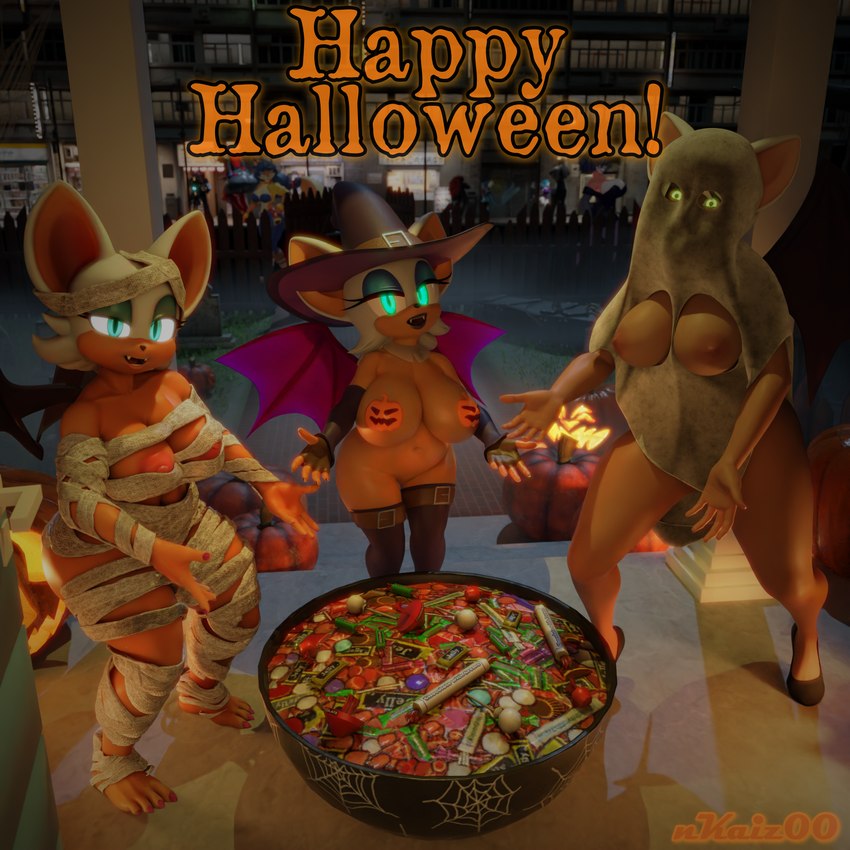 anthro bedsheet_ghost breasts candy clothing dessert exposed_breasts female food group hat headgear headwear holidays jack-o'-lantern magic_user midriff mummy_wrappings nipple_slip pasties police police_officer porch public public_nudity witch witch_hat nkaiz00 cryptiacurves_(modeler) lia3d_(modeler) nottanj_(modeler) shadsterwolf_(modeler) valorlynz_(modeler) halloween sega sly_cooper_(series) sonic_the_hedgehog_(series) sony_corporation sony_interactive_entertainment sucker_punch_productions carmelita_fox cordelia_(dead_estate) rouge_the_bat bat canid canine fox human humanoid mammal 1:1 3d_(artwork) digital_media_(artwork) hi_res