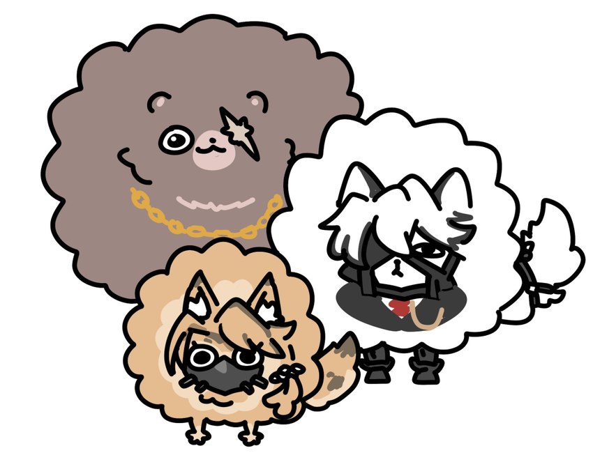 ben bigger, pulchra fellini, and von lycaon (zenless zone zero and etc) created by sonwooang