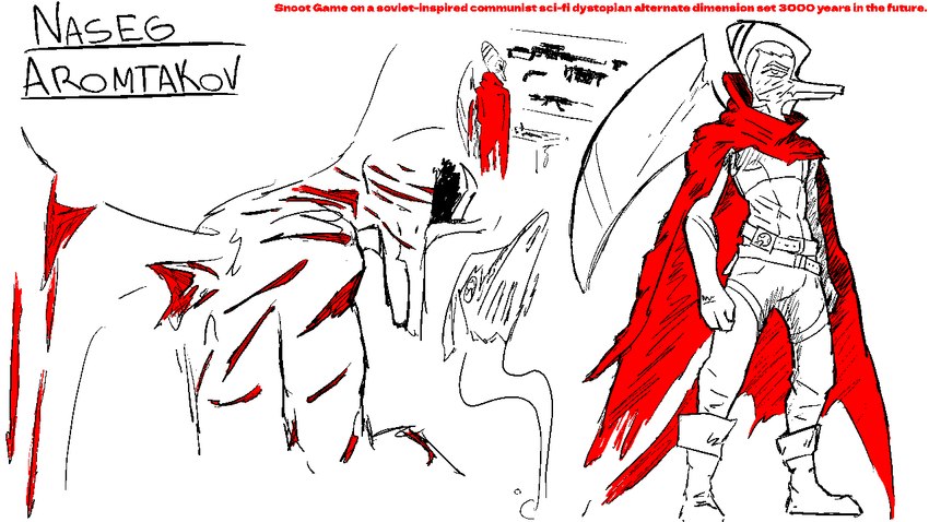 alternate_universe anthro arm_scar back_scar belt boots cape clothed clothing dark_eyes dragunov dragunov_svd facial_scar footwear frill_(anatomy) group gun looking_at_viewer male membrane_(anatomy) membranous_wings nude plantigrade ranged_weapon red_cape red_clothing red_scar red_text rifle russian scar scars_all_over shoes simple_background snout solo soviet_union standing svd text trio weapon wing_scar wings unknown_artist cavemanon_studios goodbye_volcano_high snoot_game naser_(gvh) dinosaur prehistoric_species pterodactylus pterosaur reptile scalie 16:9 english_text monochrome spot_color widescreen