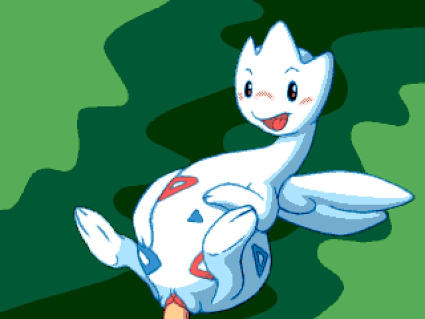 black_sclera blush clitoris duo female feral genitals humanoid_genitalia humanoid_penis male male/female open_mouth penis pussy tongue vaginal white_body flygon_(artist) ripparu nintendo pokemon generation_2_pokemon pokemon_(species) togetic 4:3 digital_media_(artwork) pixel_(artwork)