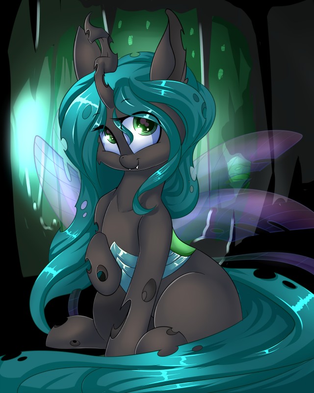 queen chrysalis (friendship is magic and etc) created by madacon