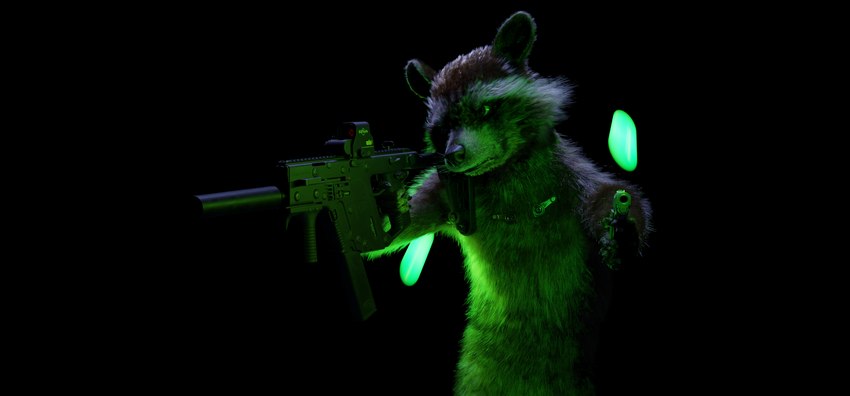 anthro bared_teeth black_background ears_up fur gun handgun holding_gun holding_object holding_ranged_weapon holding_weapon male pistol ranged_weapon silencer simple_background solo submachine_gun weapon worried worried_look haferkraft guardians_of_the_galaxy marvel rocket_raccoon mammal procyonid raccoon implants_(disambiguation) 3d_(artwork) blender_(artwork) digital_media_(artwork) hi_res