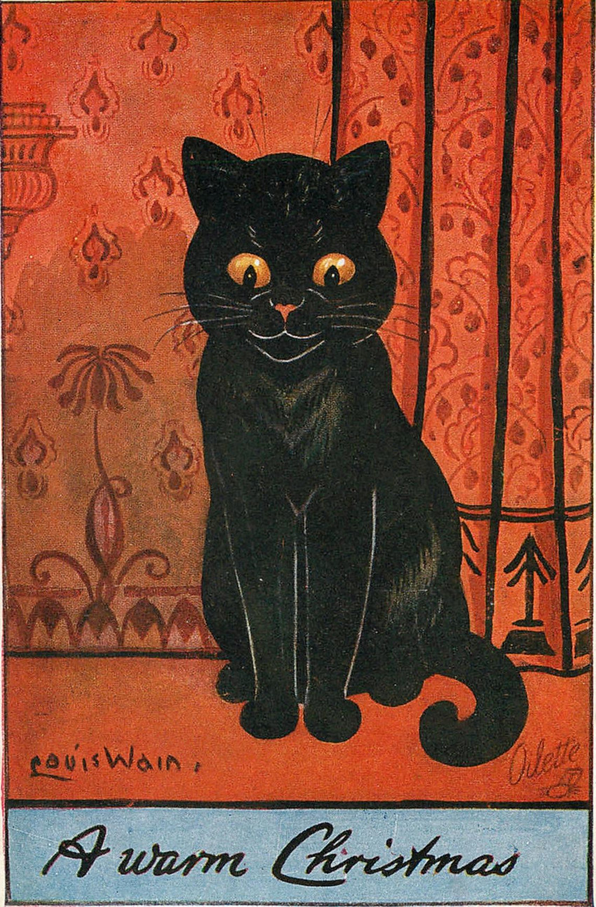 public domain created by louis wain