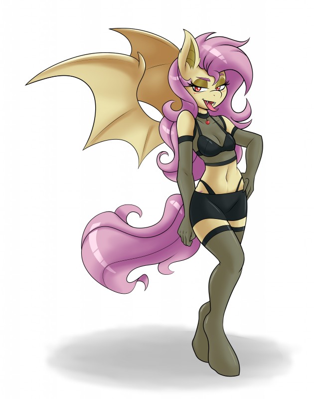 flutterbat and fluttershy (friendship is magic and etc) created by ambris