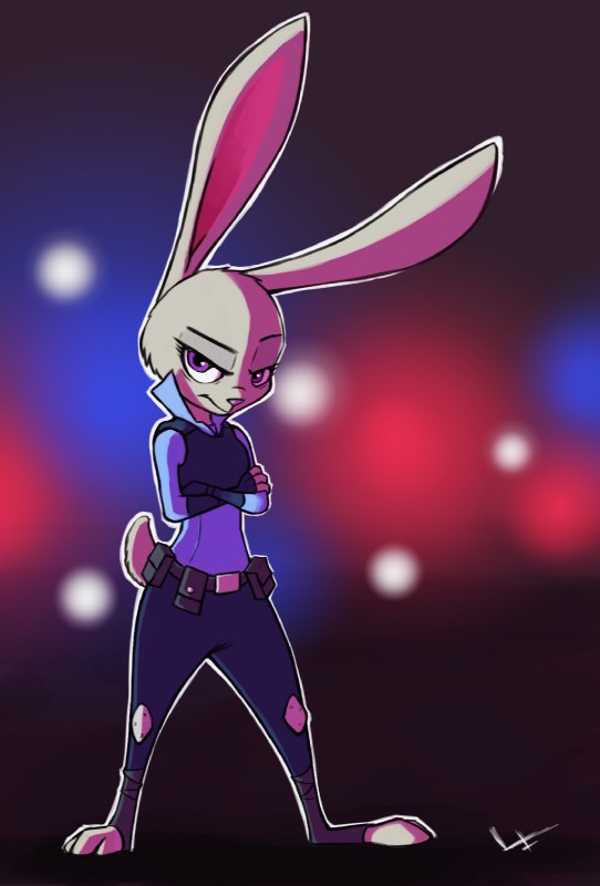 judy hopps (zootopia and etc) created by rogone2