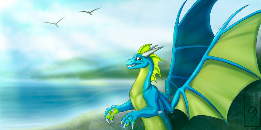 valerian the dragon (european mythology and etc) created by katruna94