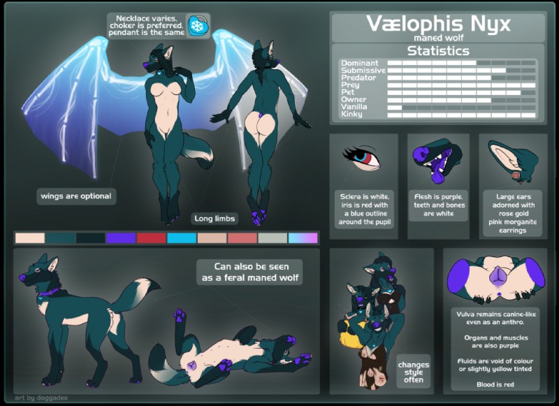 vaelophis nyx created by doggadee