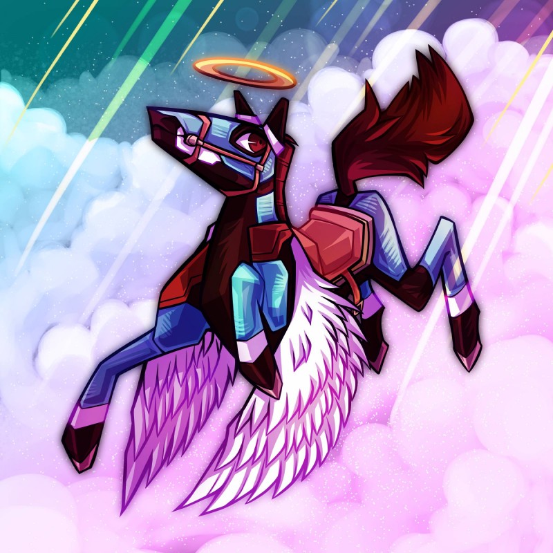 ambiguous_gender armor bridle cloud diamond_(gem) diamond_armor feral flying gem halo saddle solo wings secille-fe microsoft minecraft mojang mythology pewdiepie xbox_game_studios joergen_2 angel equid equine horse horse_(minecraft) mammal mythological_creature mythological_equine pegasus 1:1 hi_res