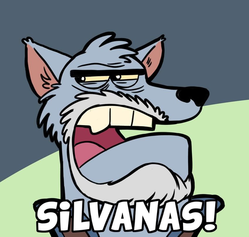 anthro humor male solo furryrevolution blizzard_entertainment dinkleberg_(meme) nickelodeon the_fairly_oddparents warcraft genn_greymane timmy's_dad canid canine canis mammal werecanid werecreature wolf worgen meme