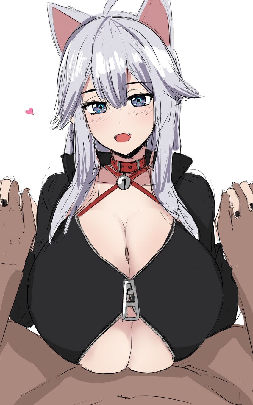 big_breasts breast_play breasts cleavage clothed clothing collar duo female genitals hand_holding huge_breasts male male/female penis sex titfuck nao_(artist) animal_humanoid cat_humanoid felid felid_humanoid feline feline_humanoid humanoid mammal mammal_humanoid 5:8 hi_res