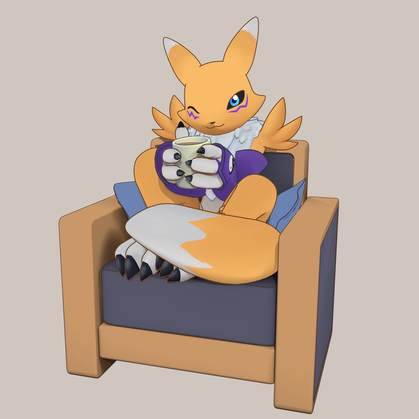 renamon (bandai namco and etc) created by nukorio