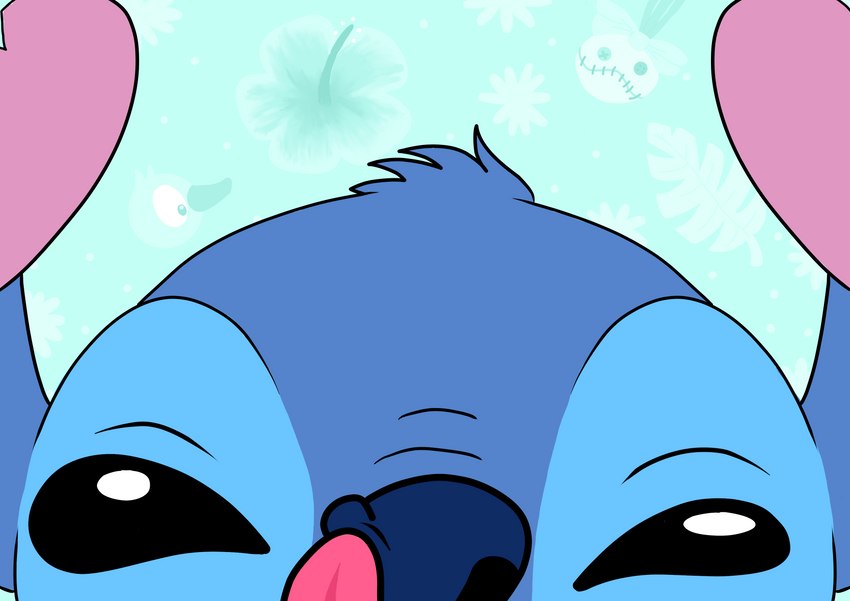 black_eyes blue_body blue_fur blue_nose fur leaf male notched_ear picking_nose pink_inner_ear semi-anthro miefjexzippy disney lilo_and_stitch scrump stitch_(lilo_and_stitch) alien anatid anseriform avian bird duck experiment_(lilo_and_stitch) absurd_res hi_res male_(lore)