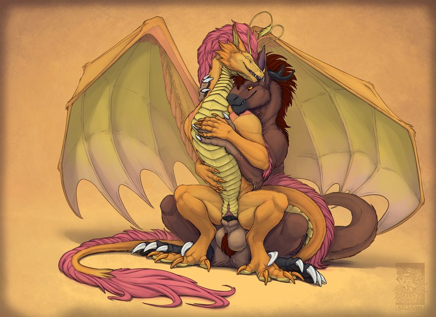 animal_genitalia balls claws duo female feral fur genitals hug hugging_another hugging_from_behind male male/female penetration penis pink_pussy pussy scales sheath simple_background vaginal vaginal_penetration white_claws yellow_body yellow_scales keltaan mythology arvorian ember_(snowviper) dragon felkin furred_dragon furred_scalie mythological_creature mythological_scalie scalie hi_res