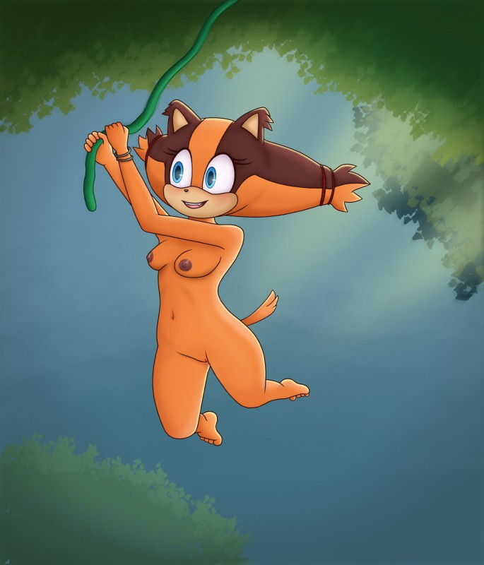 sticks the jungle badger (sonic the hedgehog (series) and etc) created by es74