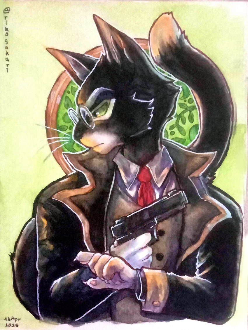 mordecai heller (lackadaisy) created by rikosakari