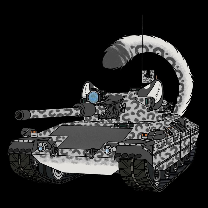 ambiguous_gender black_spots grey_body grey_tail italy multicolored_body not_furry spots tail tank_(vehicle) vehicle progettom4065 world_of_tanks progettom4065_(tank) felid mammal pantherine snow_leopard 1:1 alpha_channel