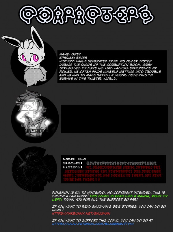 ambiguous_gender garden_of_eden grey_background simple_background text bluebean nintendo pokemon eevee generation_1_pokemon generation_2_pokemon human mammal pokemon_(species) unown_(pokemon) unown_a unown_c unown_e unown_h unown_r unown_s unown_t character_cipher comic english_text hi_res translated unown_text