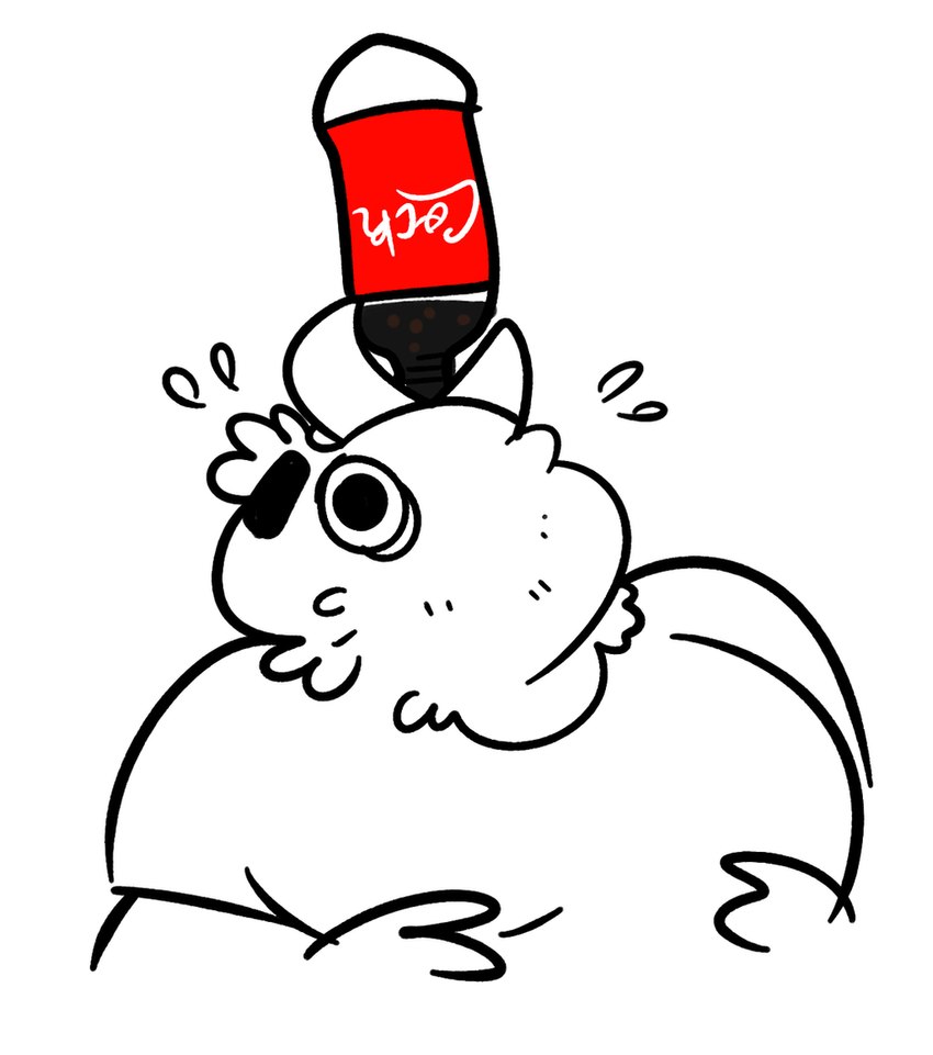 anthro beverage beverage_bottle black_eyebrows black_eyes bodily_fluids clothed clothed_anthro clothed_male clothing double_chin drinking eyebrows feather_hands feathers fingers male male_anthro obese obese_anthro obese_male overweight overweight_anthro overweight_male shirt shitpost simple_background soda soda_bottle solo sweat sweatdrop t-shirt thick_eyebrows topwear white_background white_body white_clothing white_feathers white_shirt white_t-shirt white_topwear beastofeuthanasia ross_(beastofeuthanasia) avian bird columbid pigeon 2018 bust_portrait colored_sketch digital_media_(artwork) meme portrait sketch