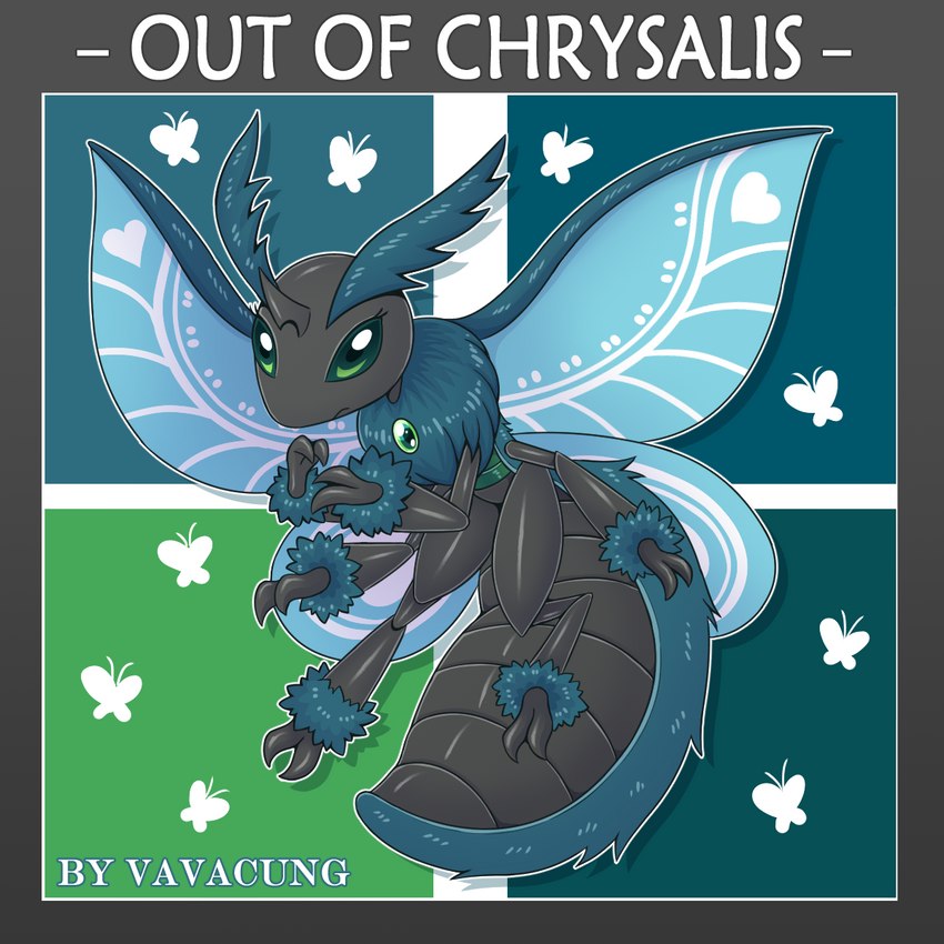 queen chrysalis (friendship is magic and etc) created by vavacung