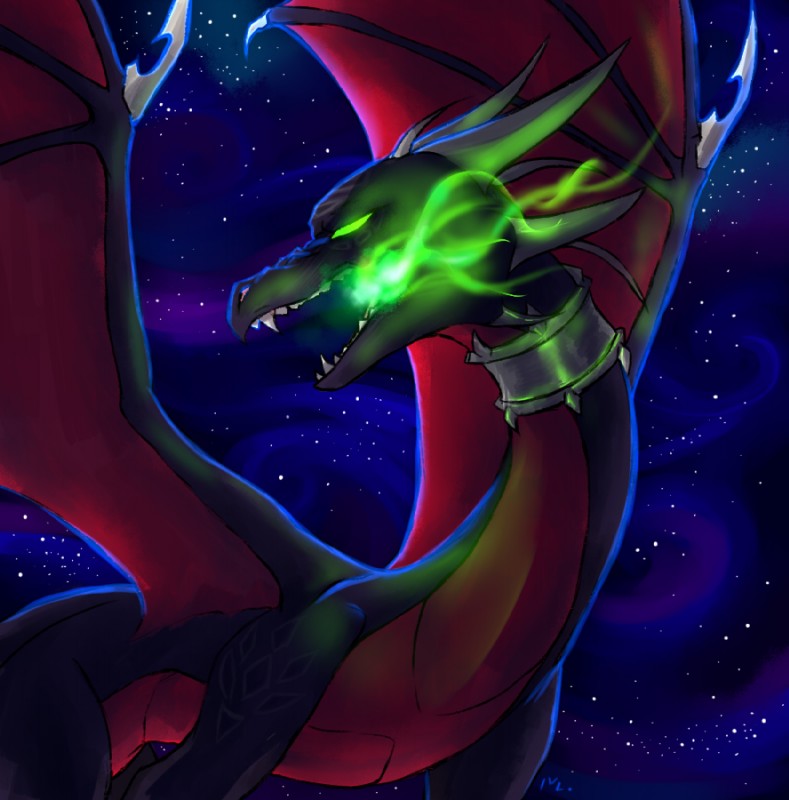 corrupt cynder and cynder (the legend of spyro and etc) created by sn0wyangel