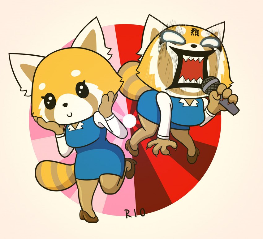 retsuko (aggretsuko and etc) created by rio7