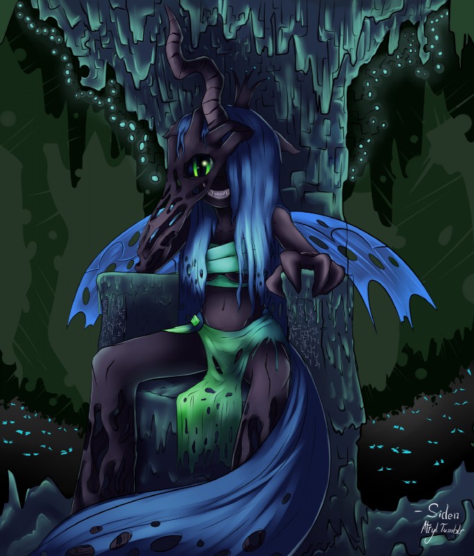 queen chrysalis (friendship is magic and etc) created by wick (artist)