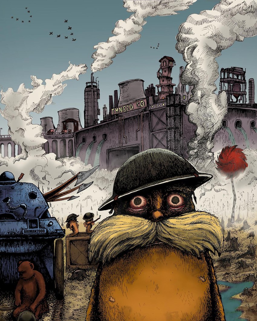 the lorax (marines call it that 2000 yard stare and etc) created by briman2000